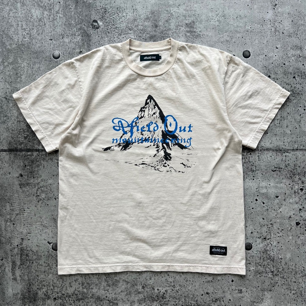 Afield Out T-Shirt Mens Large Cream Mountain Mountaineering Gorpcore USA